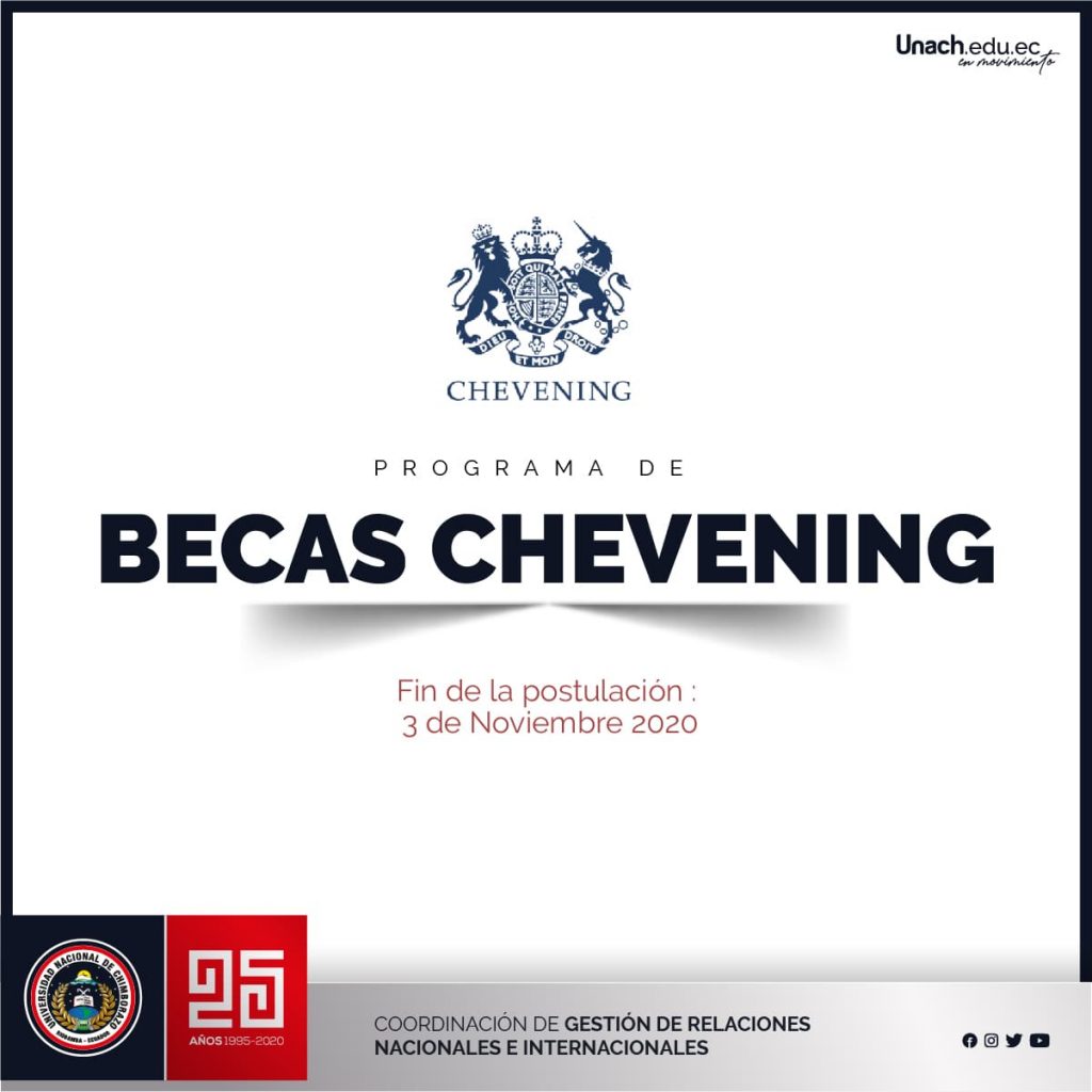 BECAS CHEVENING » Universidad Nacional de Chimborazo